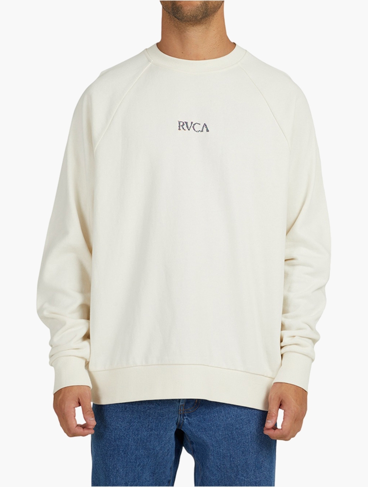MyRunway Shop RVCA Salt On A Thread Raglan Crew Sweatshirt for